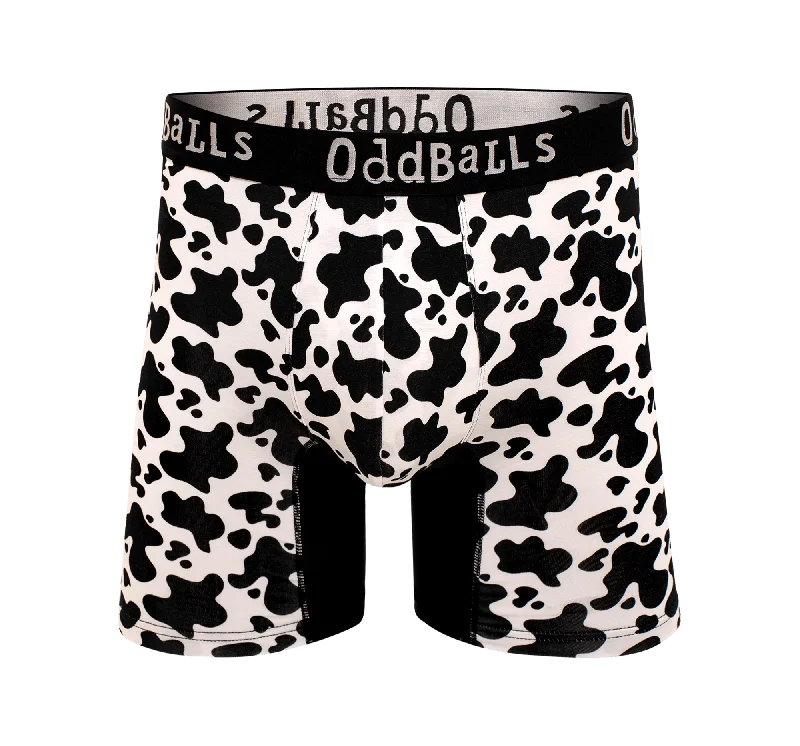 Fat Cow - Mens Bamboo Boxer Shorts