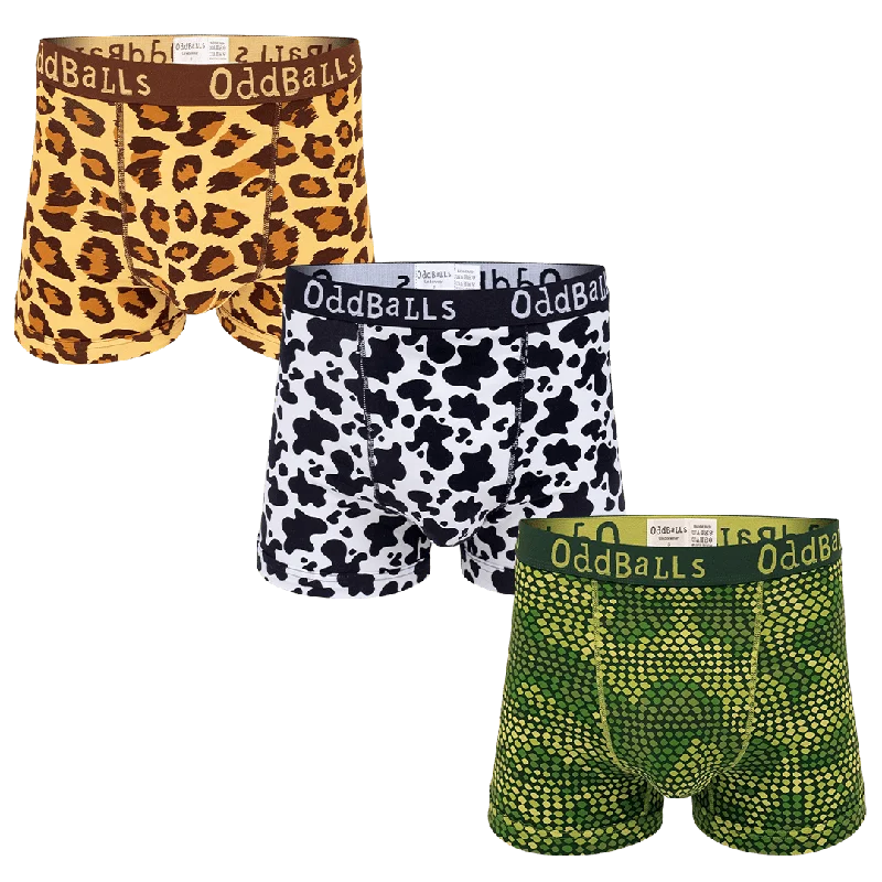 Jungle Bundle - Mens Boxer Shorts 3 Pack Bundle