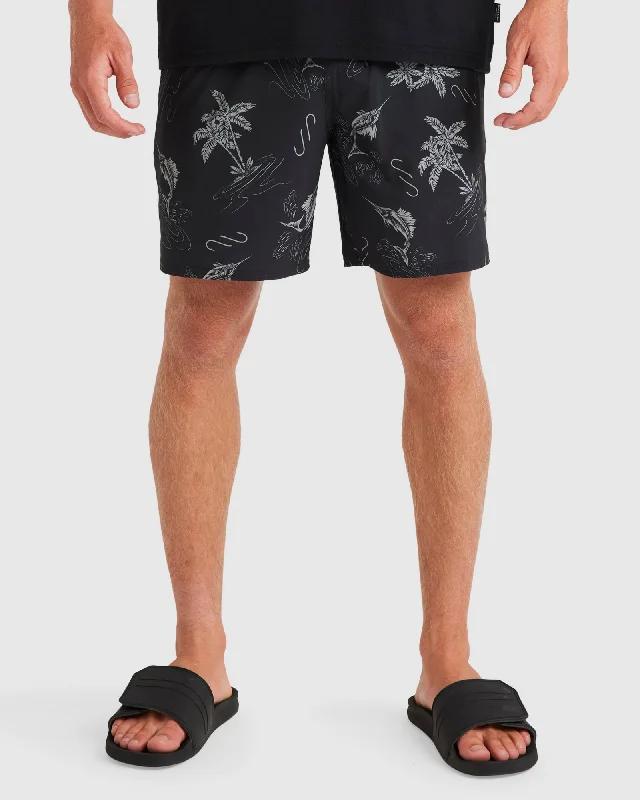 Mens Bimini Twist 17" Swim Shorts