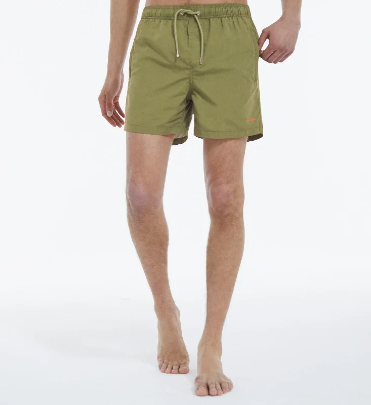 Khaki Swim Shorts With Small The Kooples Logo