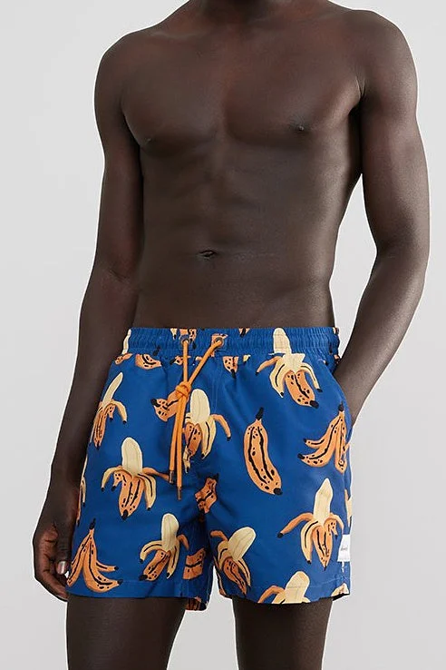 Skwosh Club MENS BANANARAMA SWIM SHORTS - NAVY