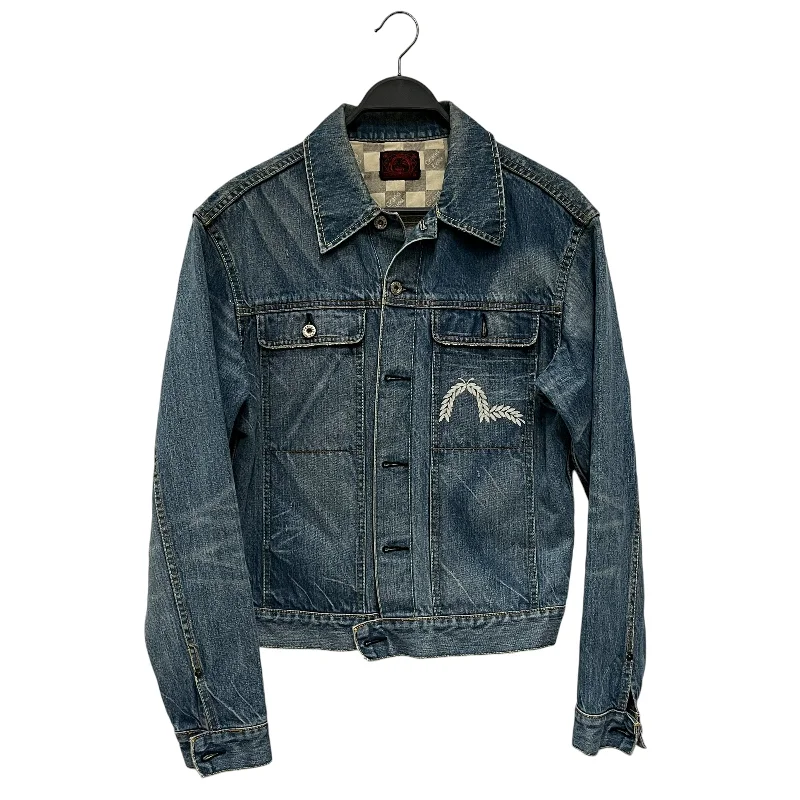 EVISU/Denim Jkt/L/Cotton/IDG/