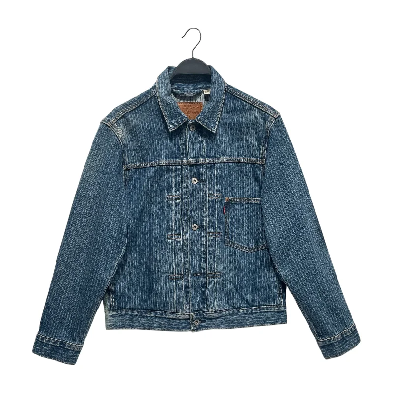 Levi's/Denim Jkt/S/Cotton/IDG/Stripe/