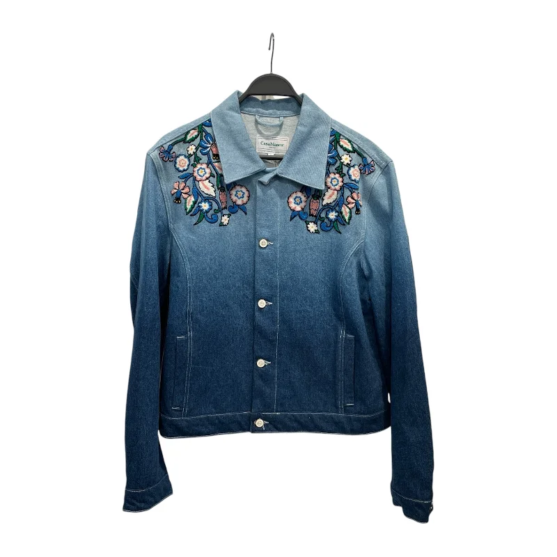 CASABLANCA/Denim Jkt/52/Denim/NVY/NWT embroidery jkt