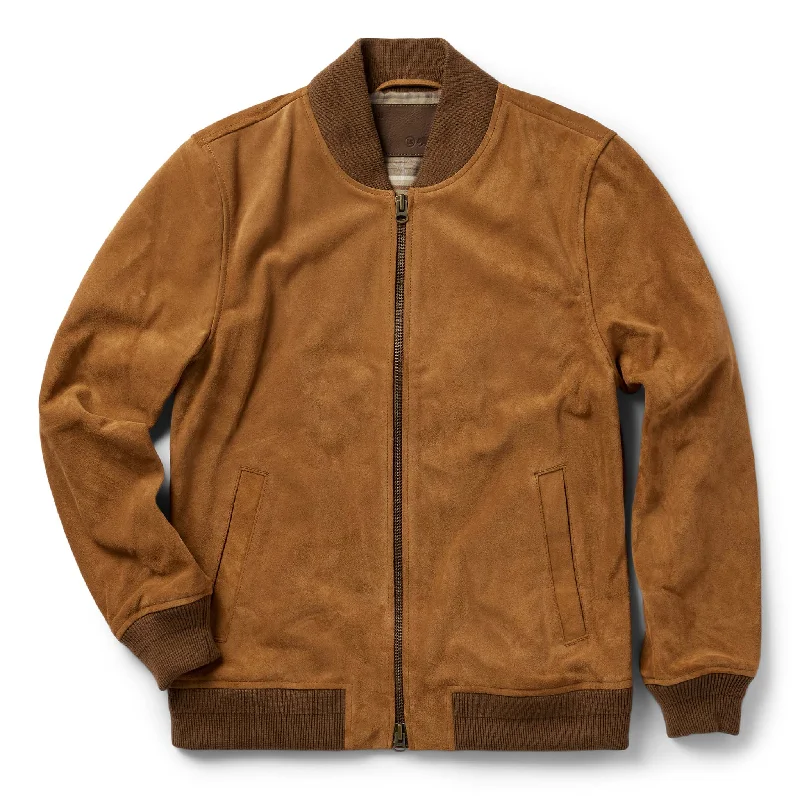 The Bomber Jacket in Sierra Suede