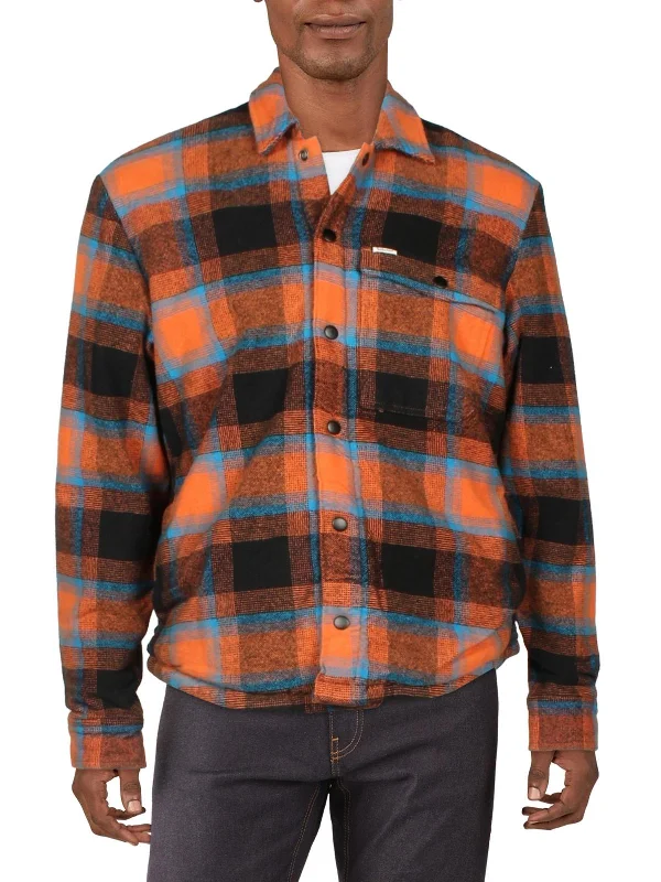 Buffalo Mens Cotton Insulted Shirt Jacket