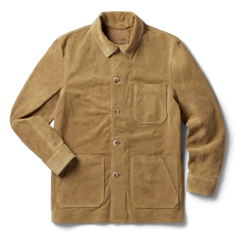 The Ojai Jacket in Cognac Suede