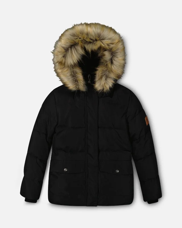 Puffy Jacket Black