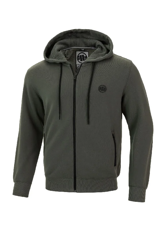 Men's Zip-up hoodie Terry Small Logo