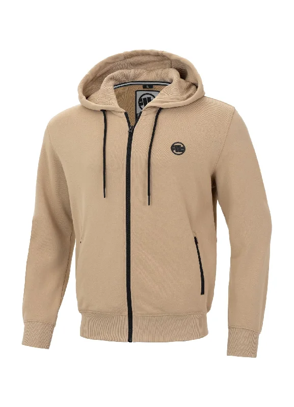 Men's Zip-up hoodie Terry Small Logo