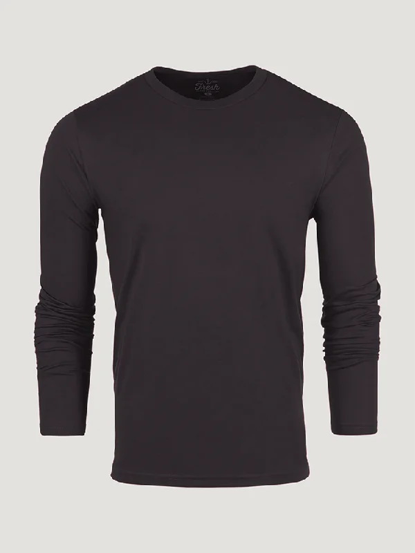 Anchor Black Long Sleeve Crew Neck