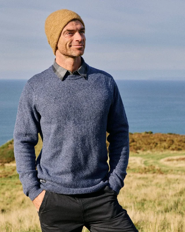 Bowen - Mens Knitted Jumper - Blue