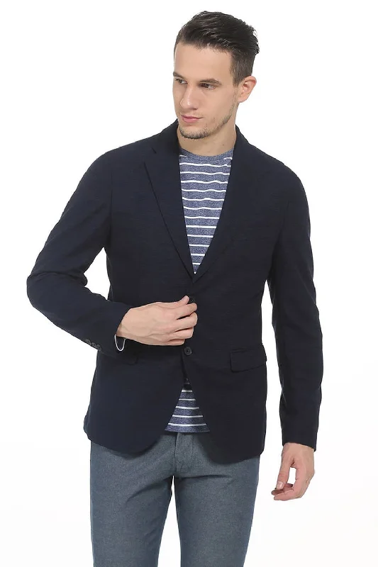 Comfort Fit 2 Button Knit Blazer