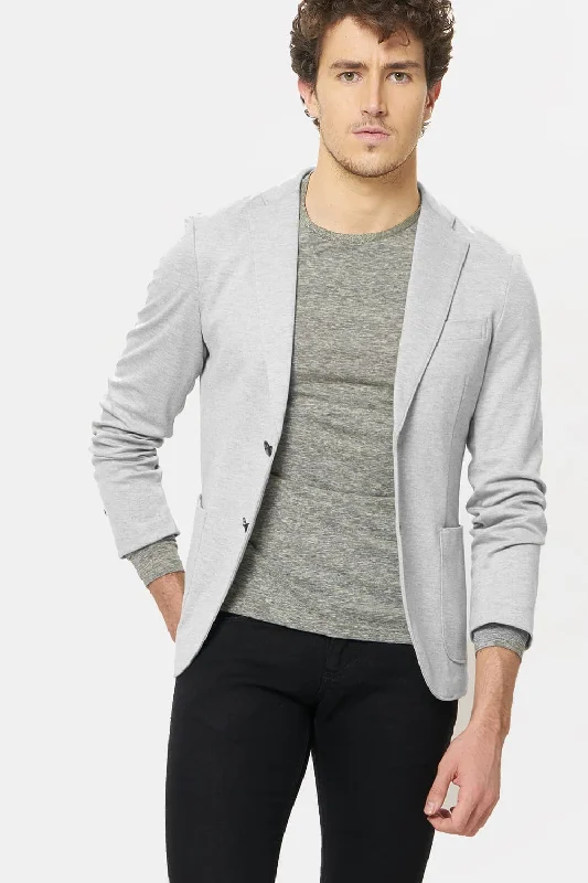 Comfort Fit 2 Button Knit Blazer