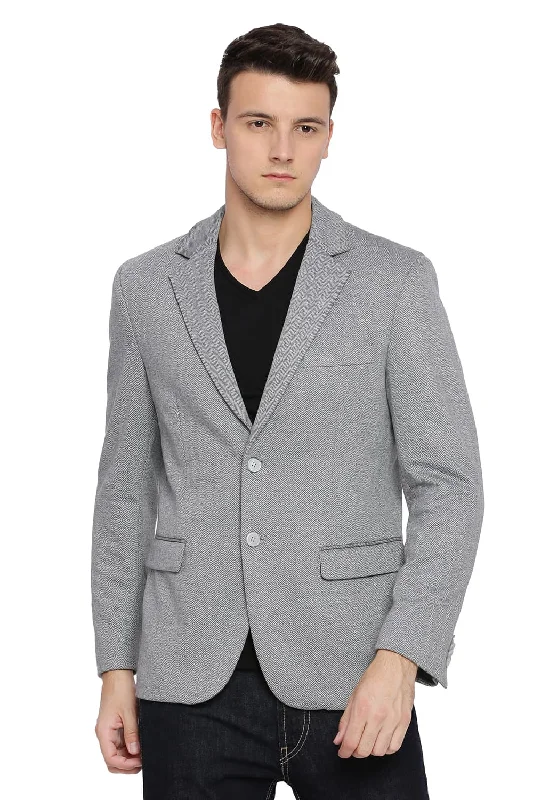 Comfort Fit 2 Button Knit Blazer