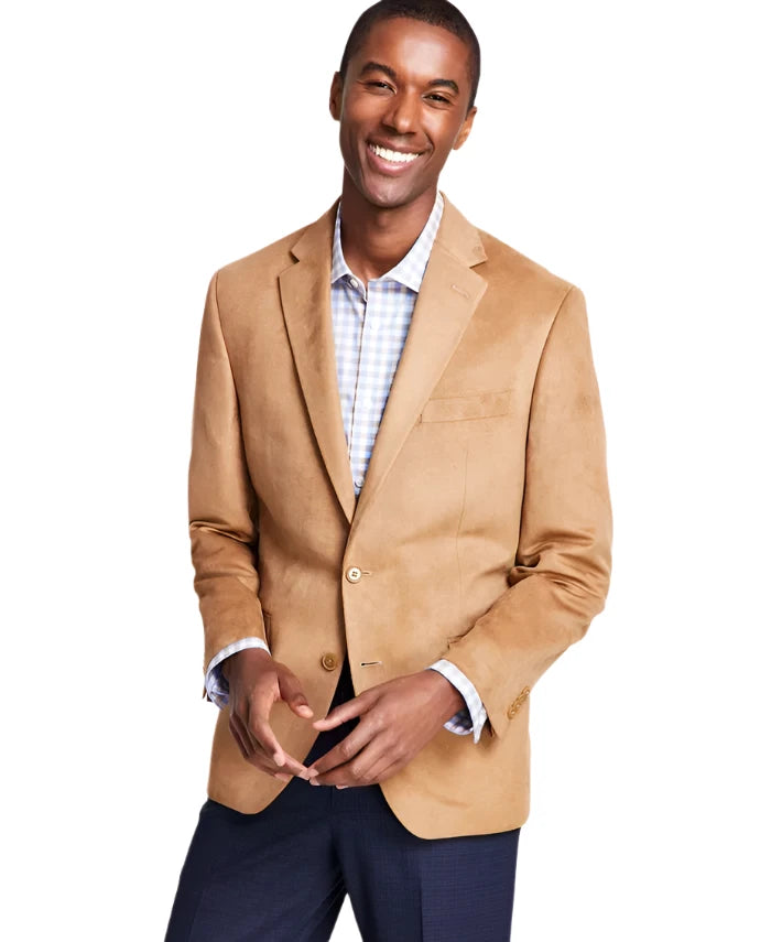 Camel Suede Sport Coat