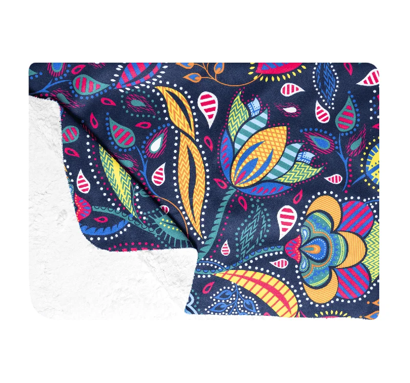 Magic Garden - Luxury Sherpa Fleece Blanket