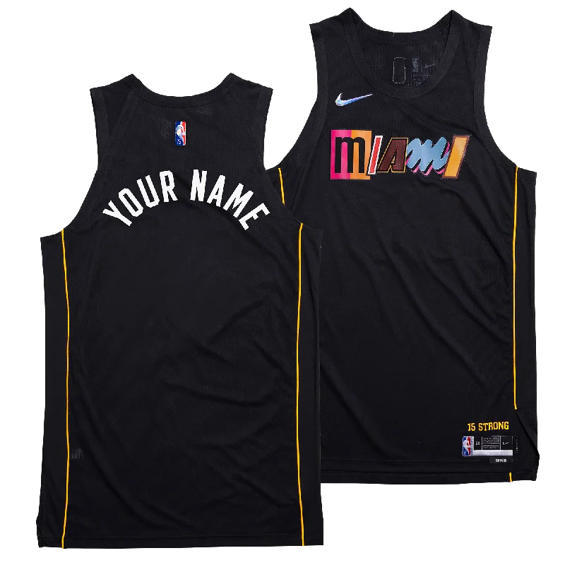 Nike Miami HEAT Mashup Swingman Jersey - Personalized