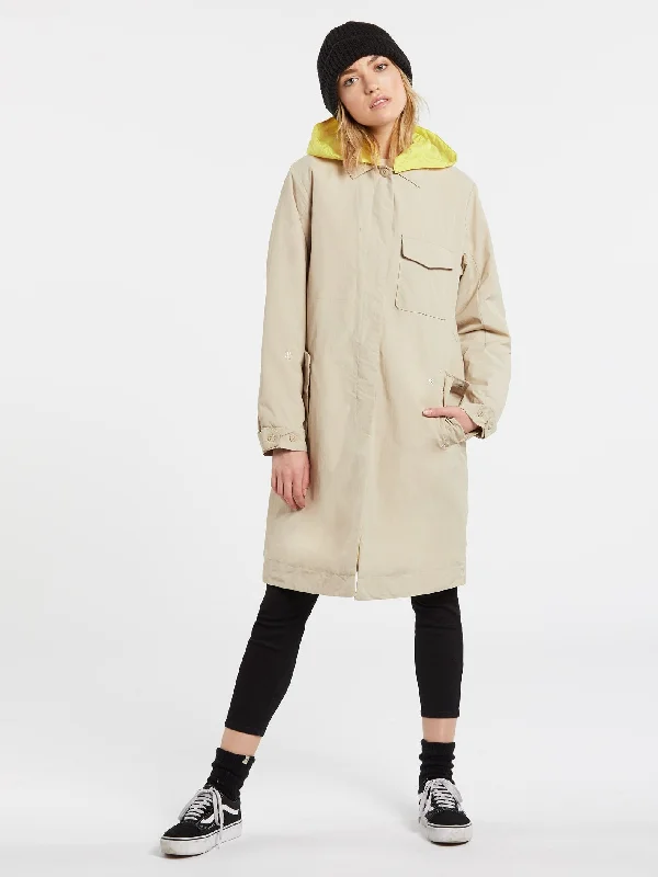 Strencher Coat - PALE KHAKI