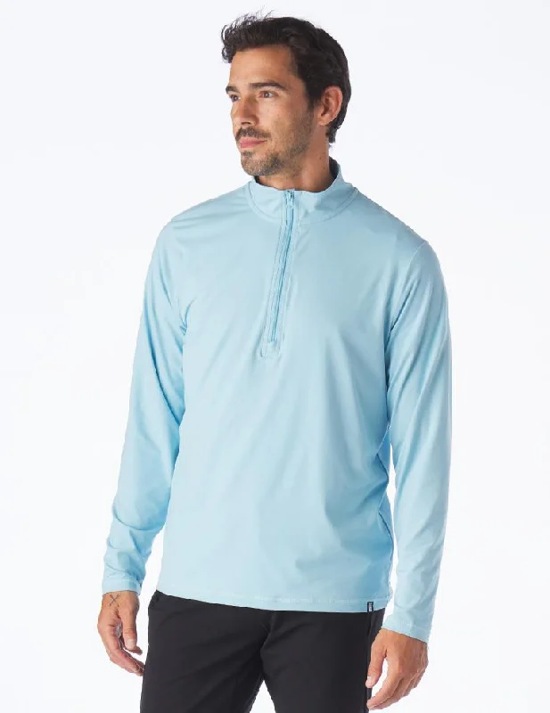 Tahoe 1/4 Zip: Vista Blue