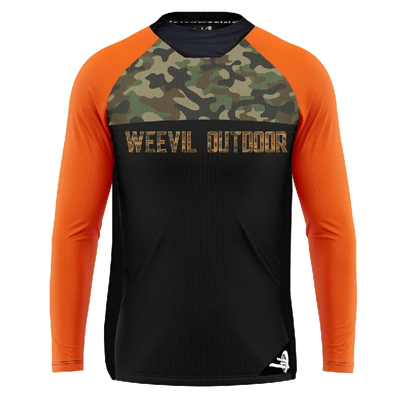 THE HUNTER JERSEY // CAMO/ORANGE