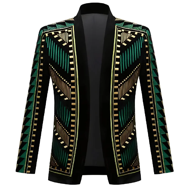 The Seychelles Embroidered Open Front Jacket