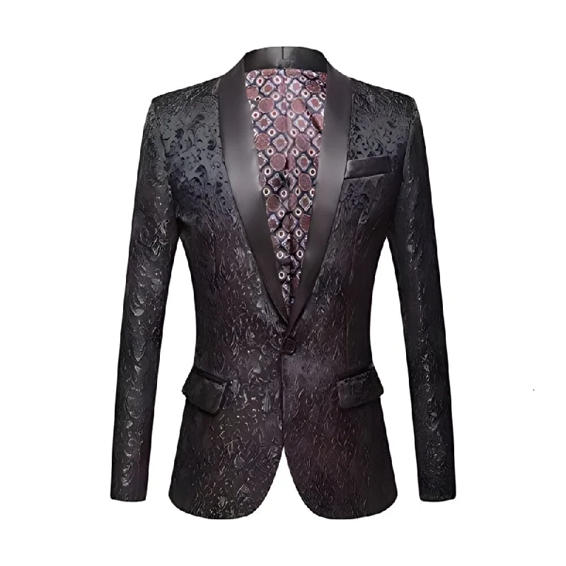 The Talbot Slim Fit Blazer Suit Jacket - Black