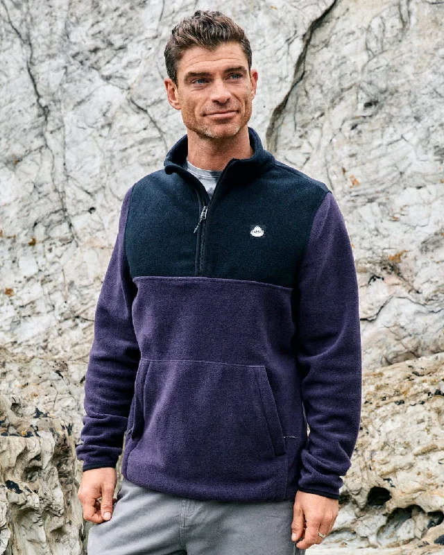 Theo 2 - Mens Recycled Fleece - Purple