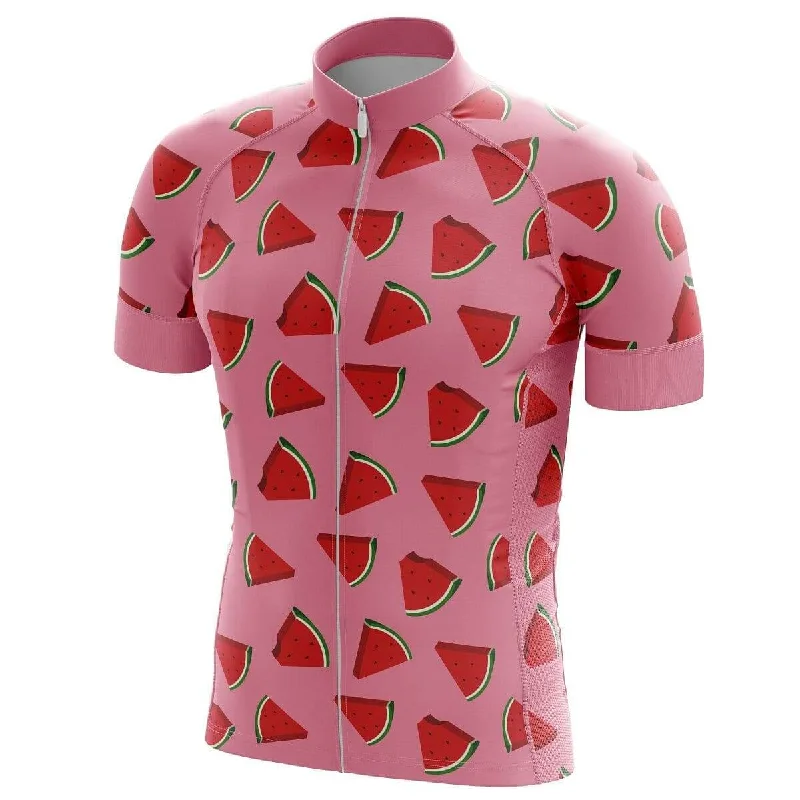 Watermelon Slice Cycling Jersey - Pink