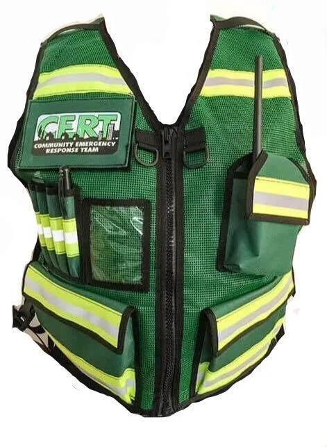 CERT Safety Vest with Pockets 004