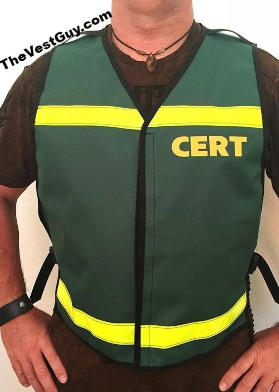 Basic CERT Reflective Velcro Vest