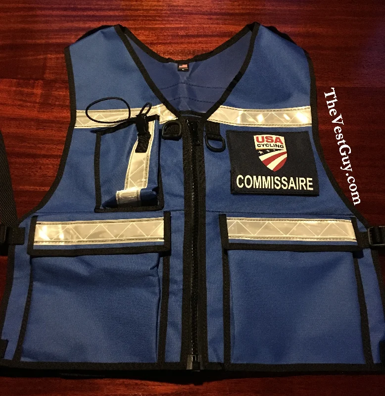 USA Cycling Vest Solid Fabric