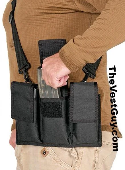 AR15 AR 15 Shoulder Sling Triple Mag Pouch